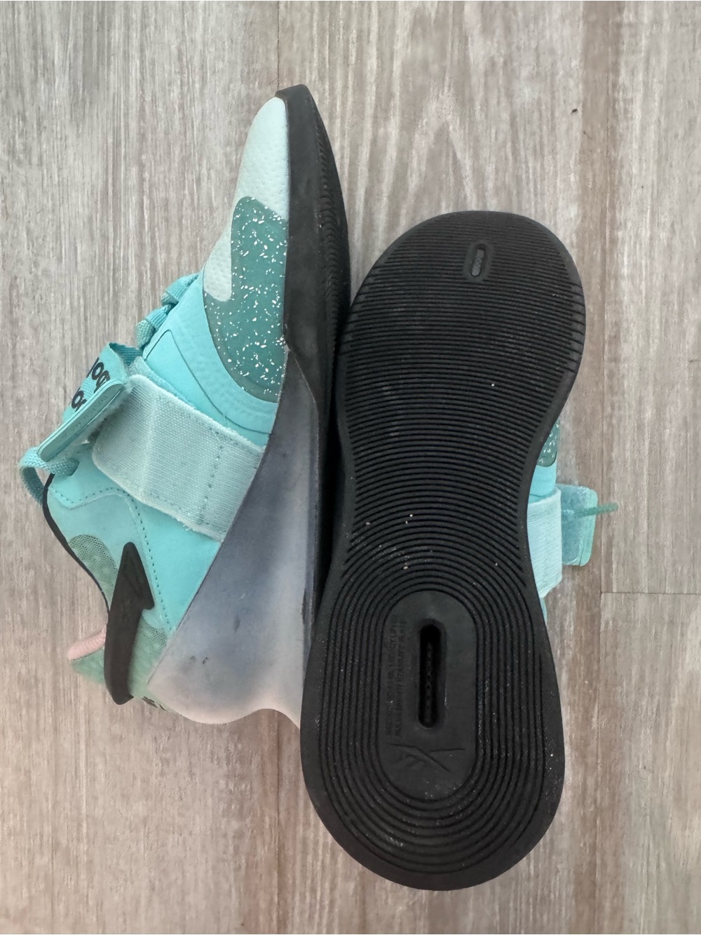 Reebok Aqua Teal Legacy Lifter View 3